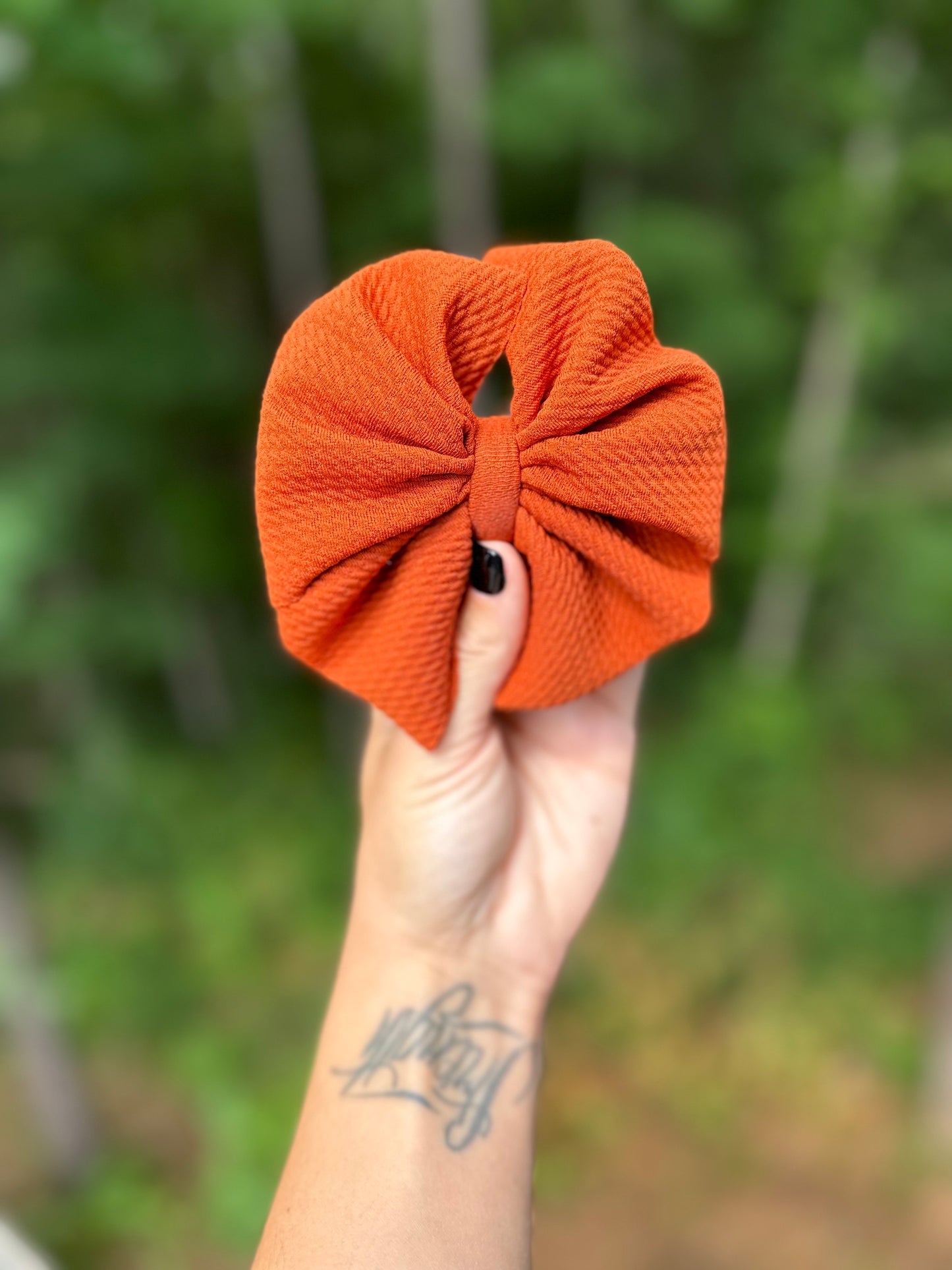 Burnt Orange Bow