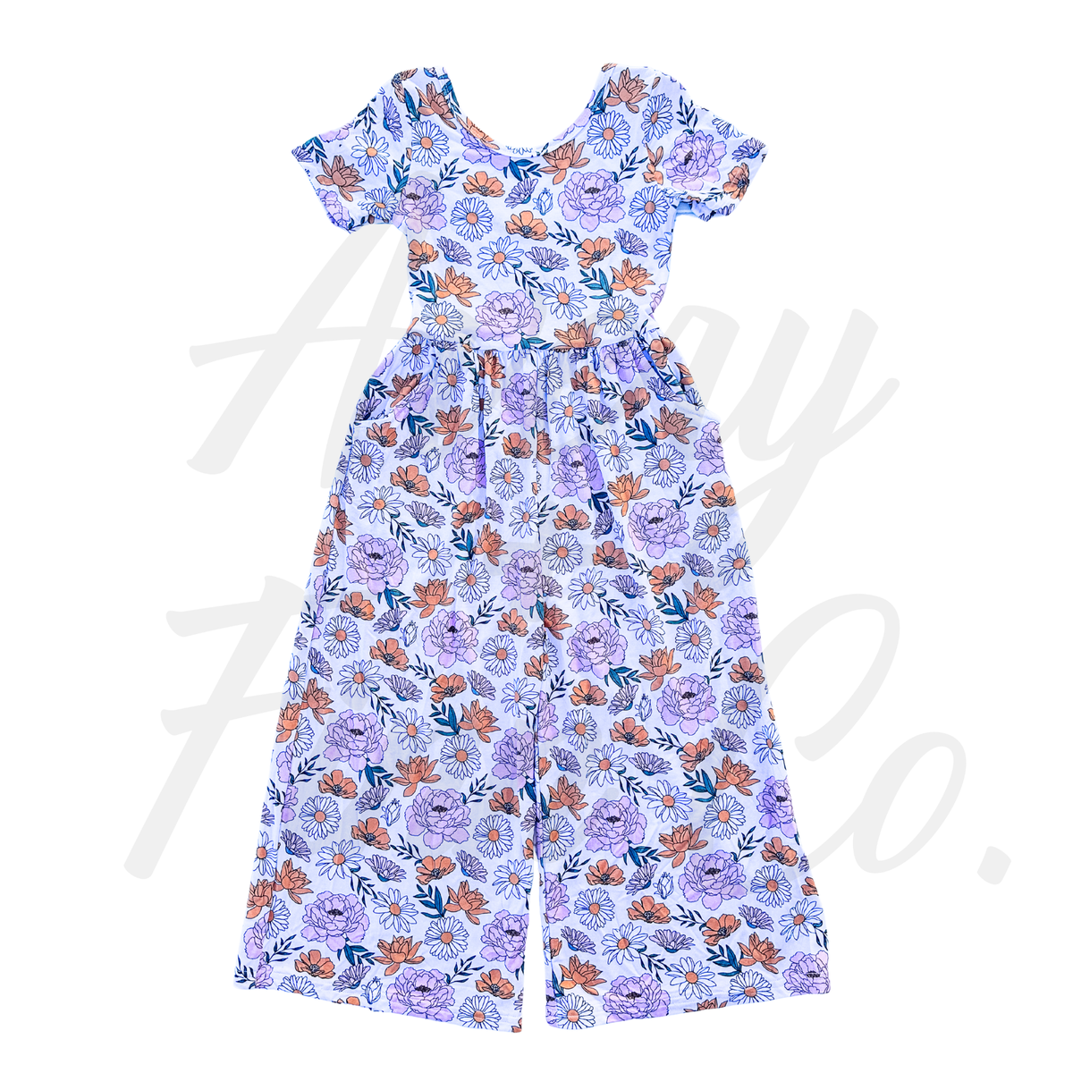 Fall Floral Jumpsuit