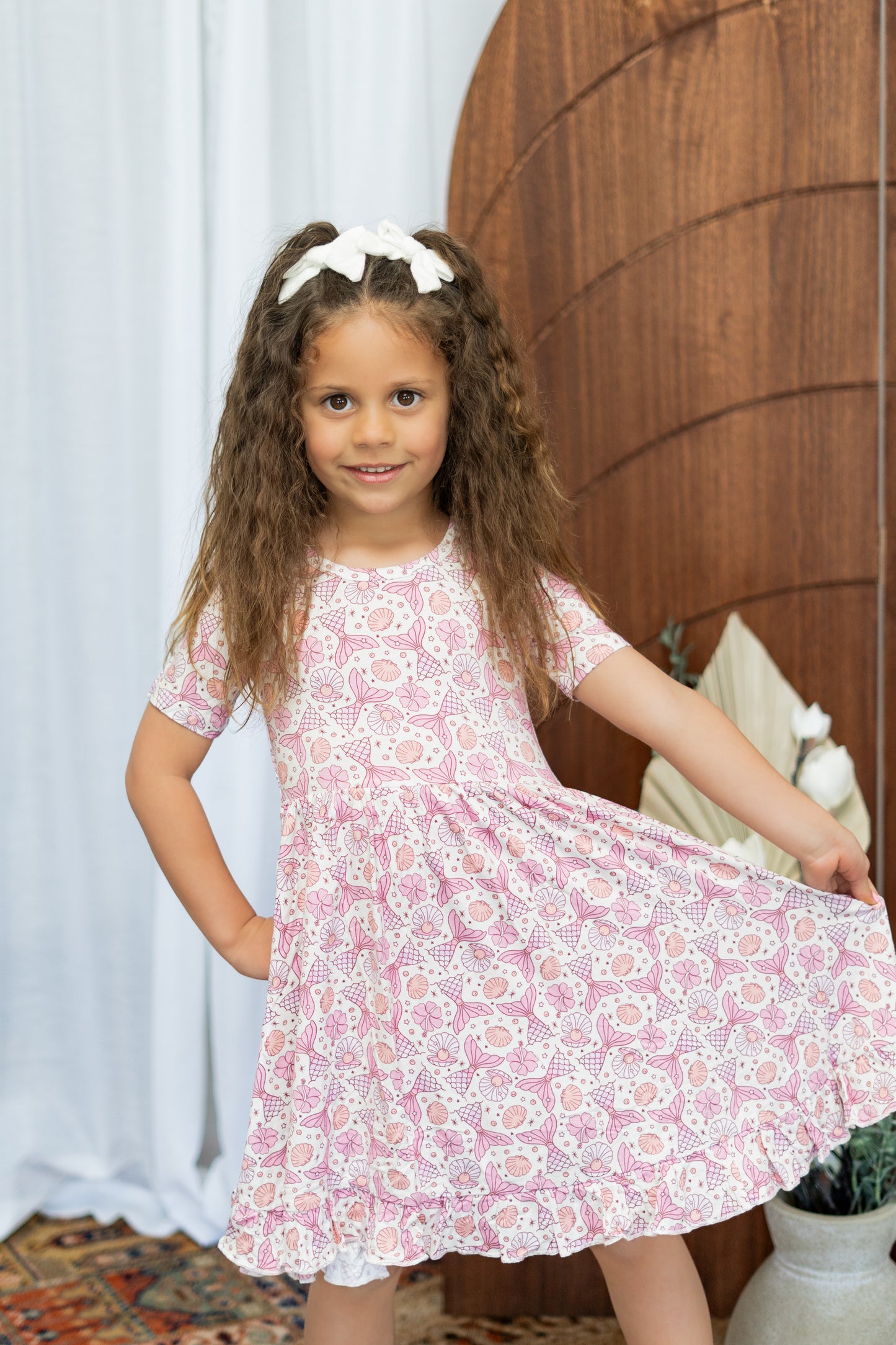 Mermaid Magic Ruffle Dress