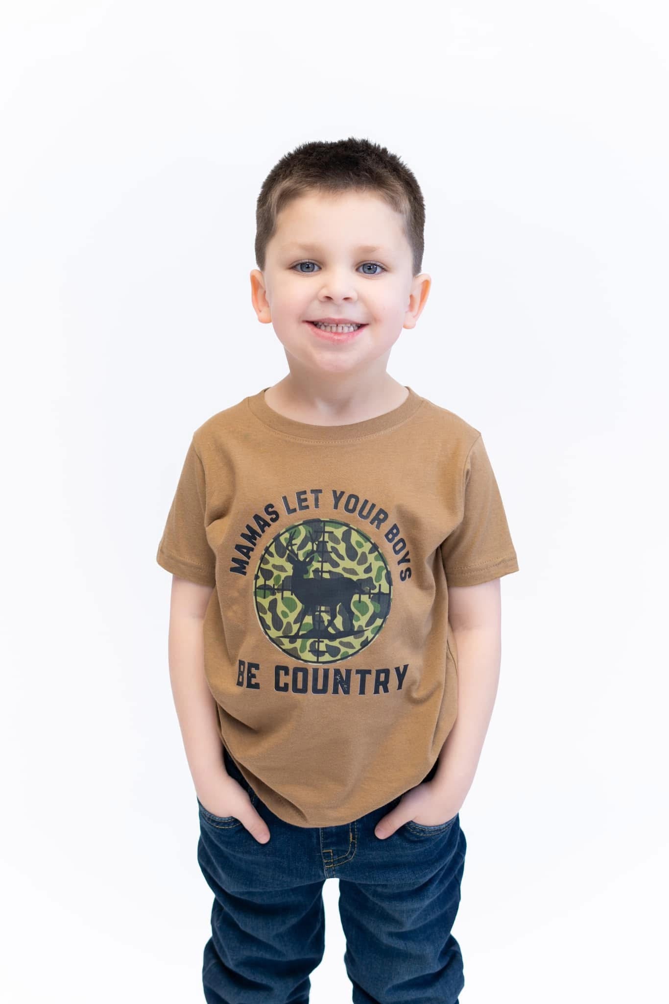 Mama's Let Your Boys Be Country Tshirt