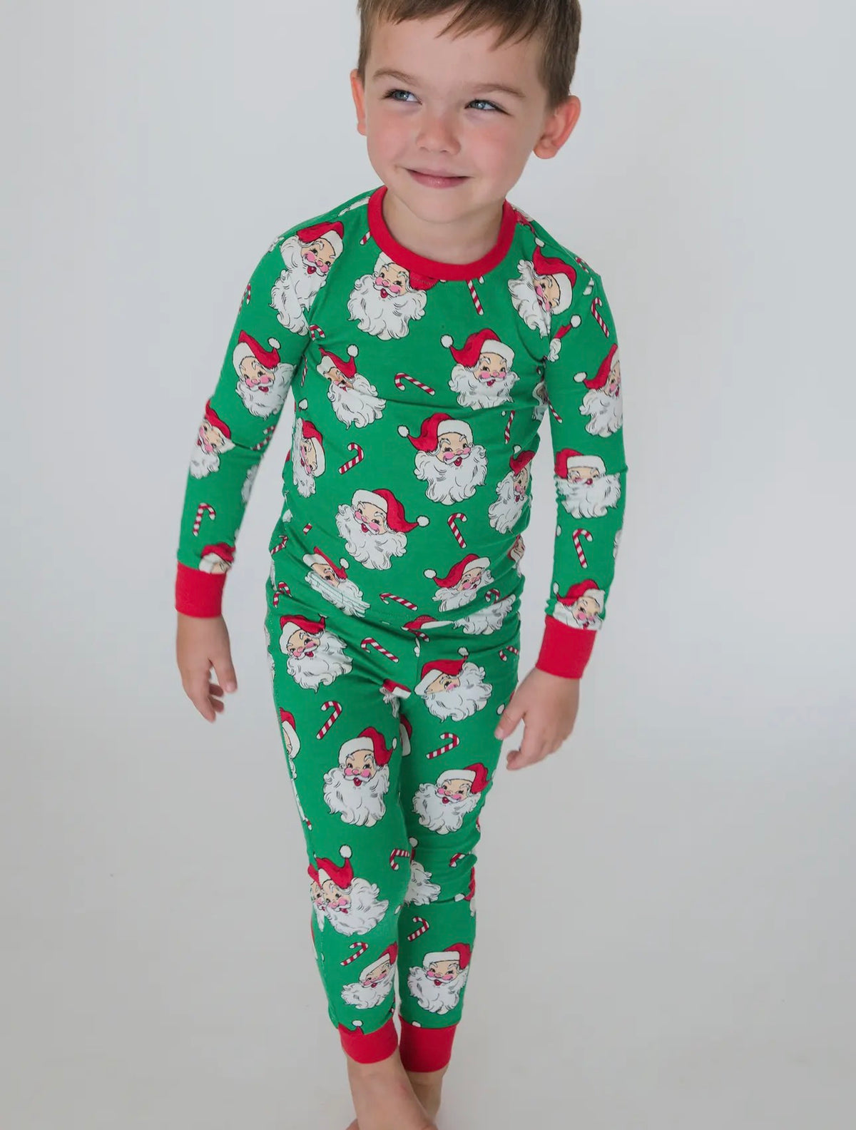 Green Santa Bamboo Two Piece Set