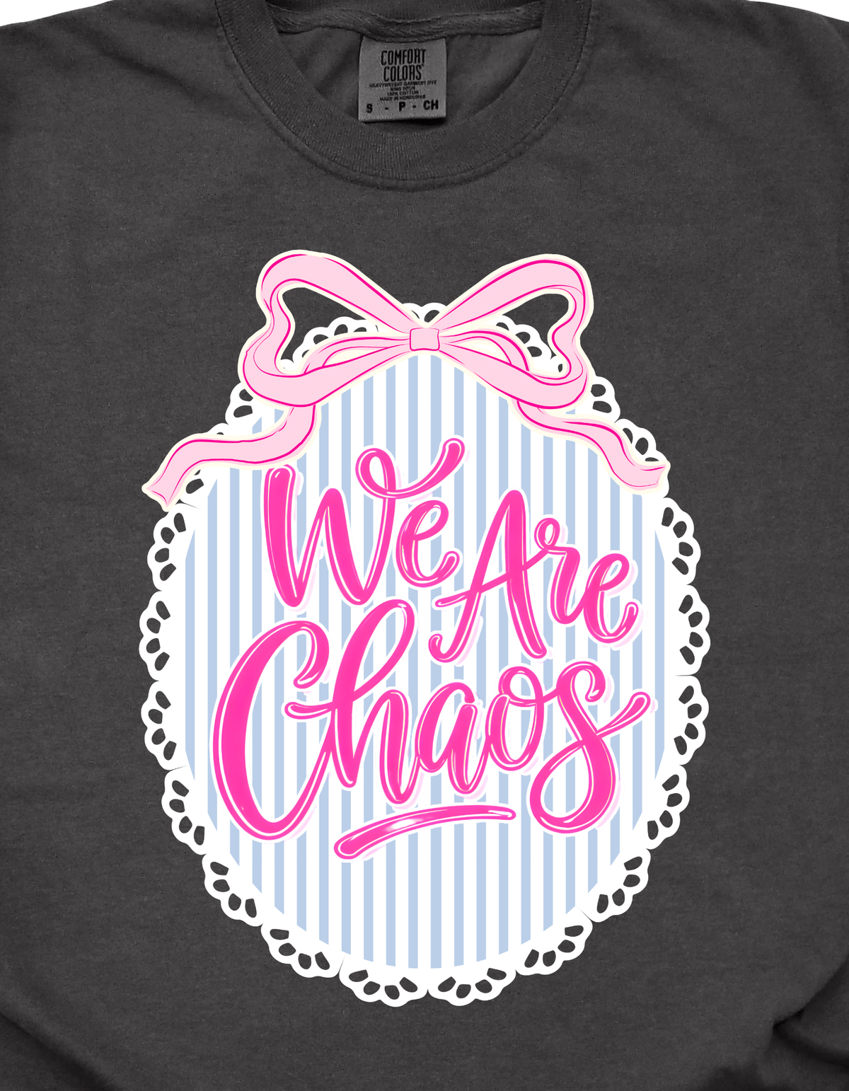 Chaos Oval Bow Tshirt