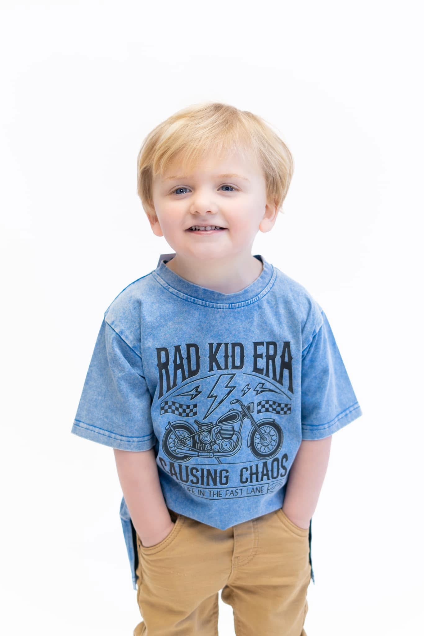 Rad Kid Era Acid Wash Tshirt