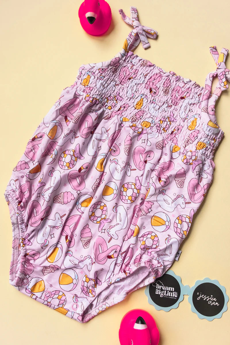 Girls Just Wanna Have Sun Bubble Romper