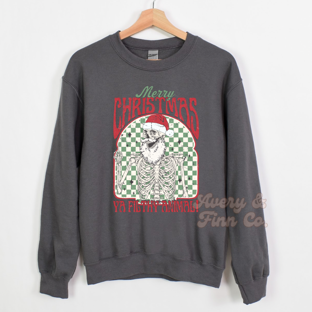Merry Christmas Skelly Sweatshirt