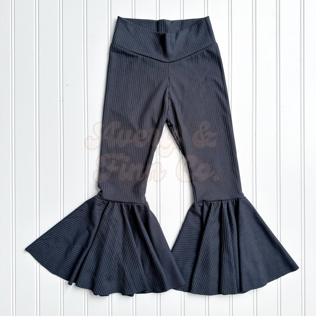 Charcoal Bell Bottoms