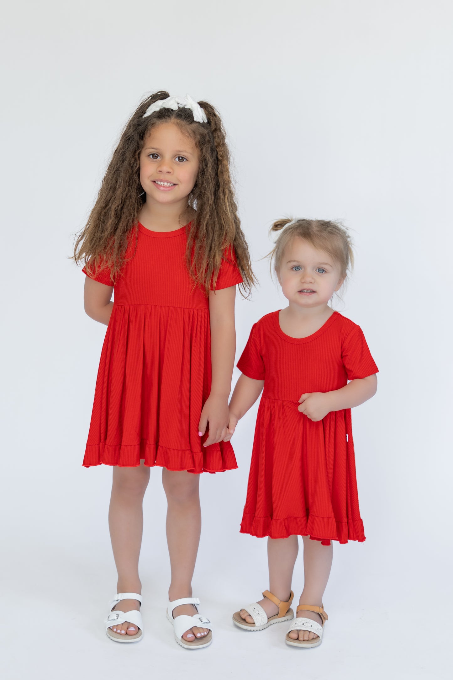 Red Ruffle Dress