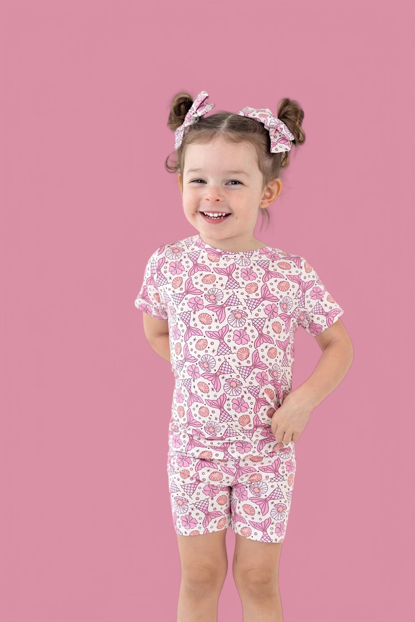 Mermaid Magic Bamboo Short Set