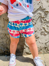 Load image into Gallery viewer, Retro Stars and Stripes Shorts
