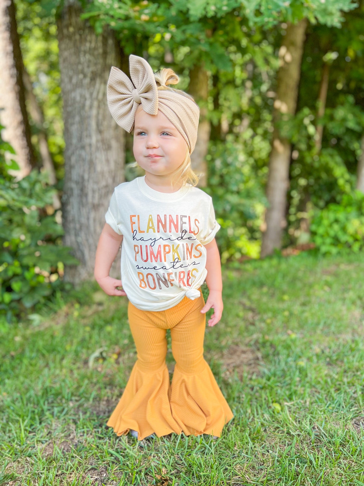 Mustard Bell Bottoms