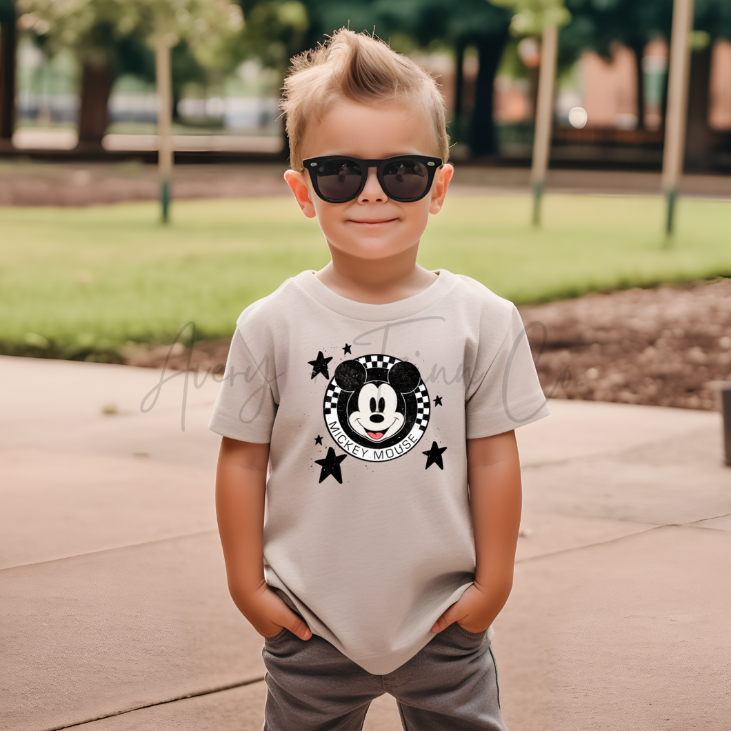 Mouse Checks Tee