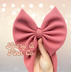 Mauve Bow