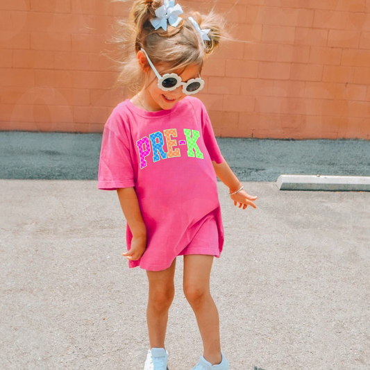 Grade Level Colorful Checkered Tshirt