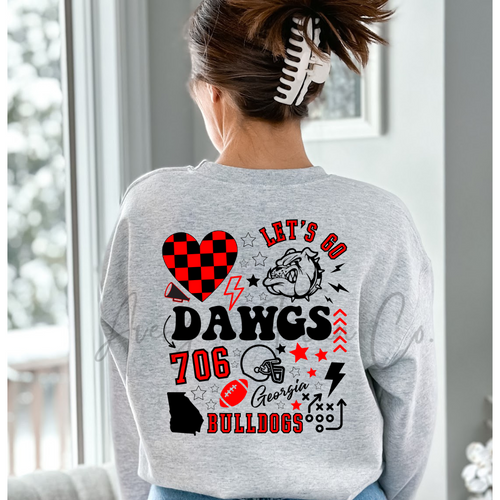 Dawgs Collage Sweatshirt