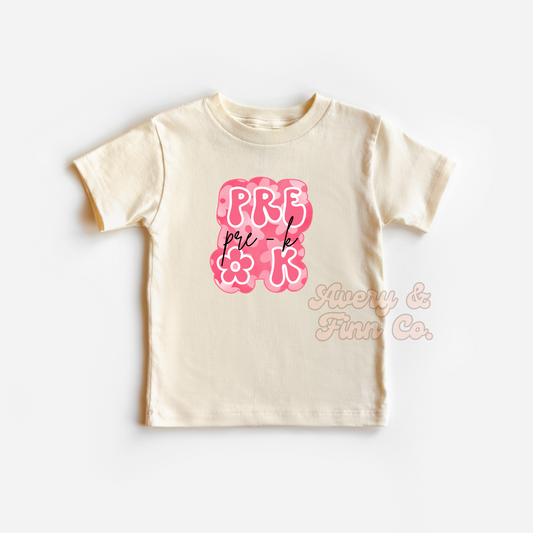 PreK Groovy Flower Tshirt