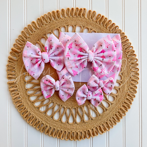 Pink Christmas Bow