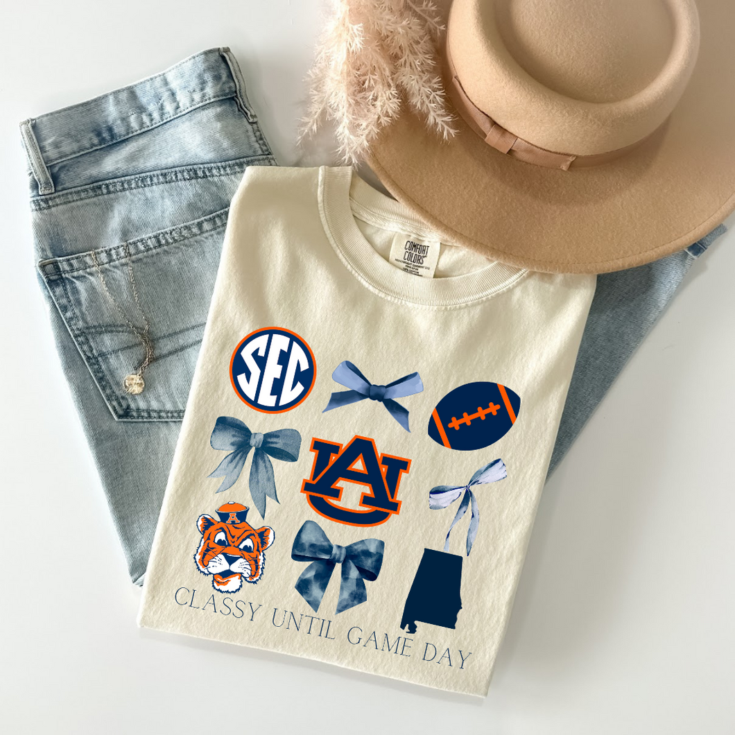 Classy Until Game Day- Auburn Adult