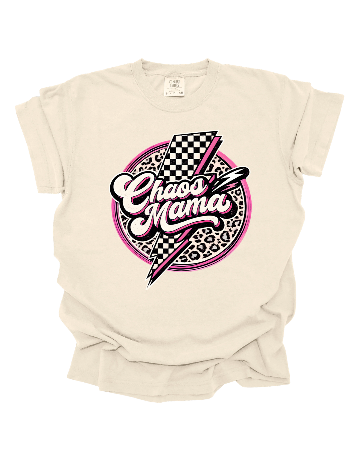 Chaos Mama Lightning Bolt Tshirt