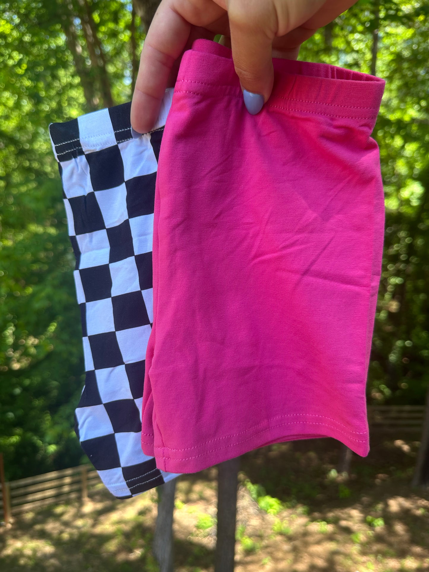 Checkered Bamboo Bikers