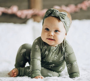 Trees Zip Romper