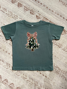 Bow Christmas Tree Tshirt