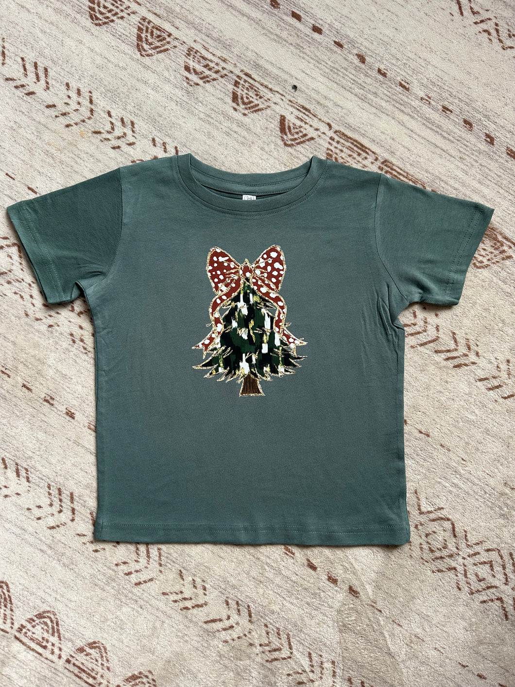 Bow Christmas Tree Tshirt