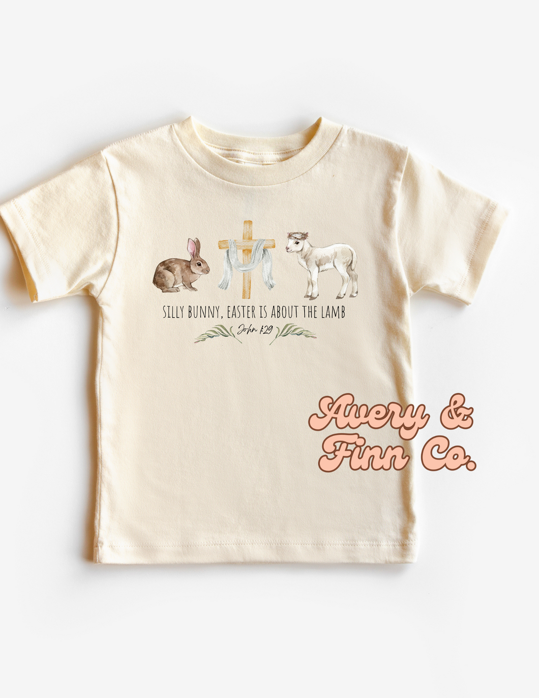 Easter Is About the Lamb Tshirt (Natural)