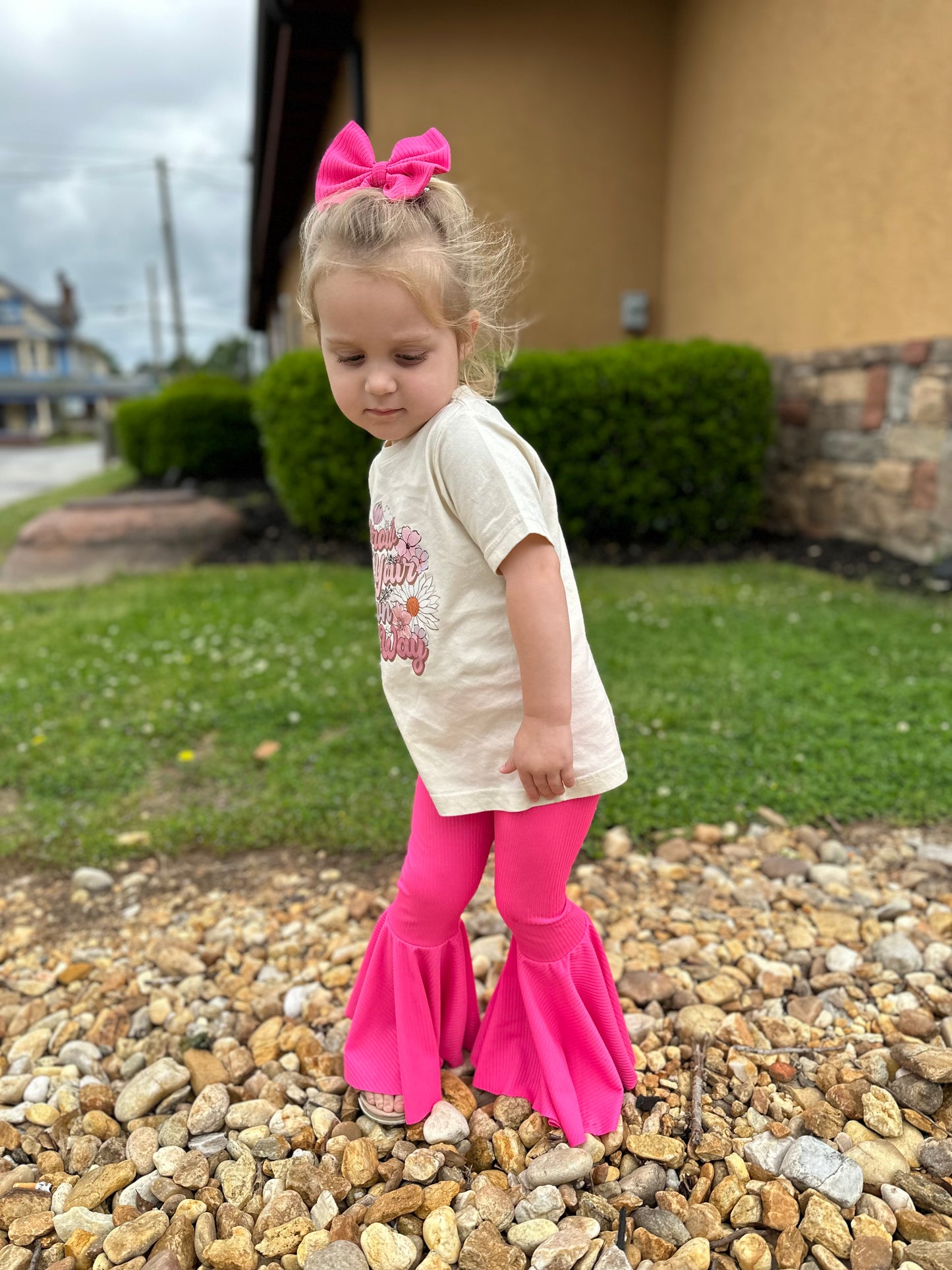 Hot Pink Bells Bottoms