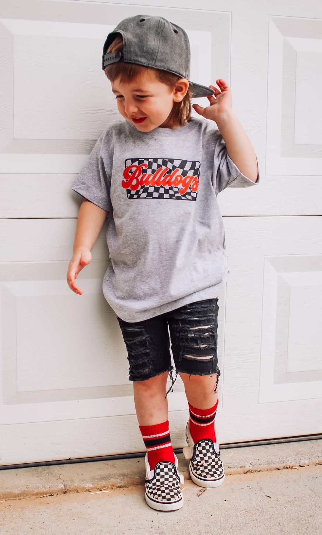 Bulldogs Checks Tee