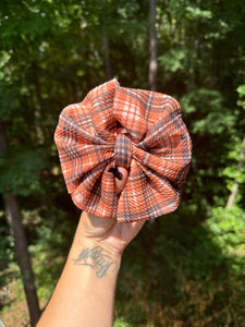 Fall Plaid Bow