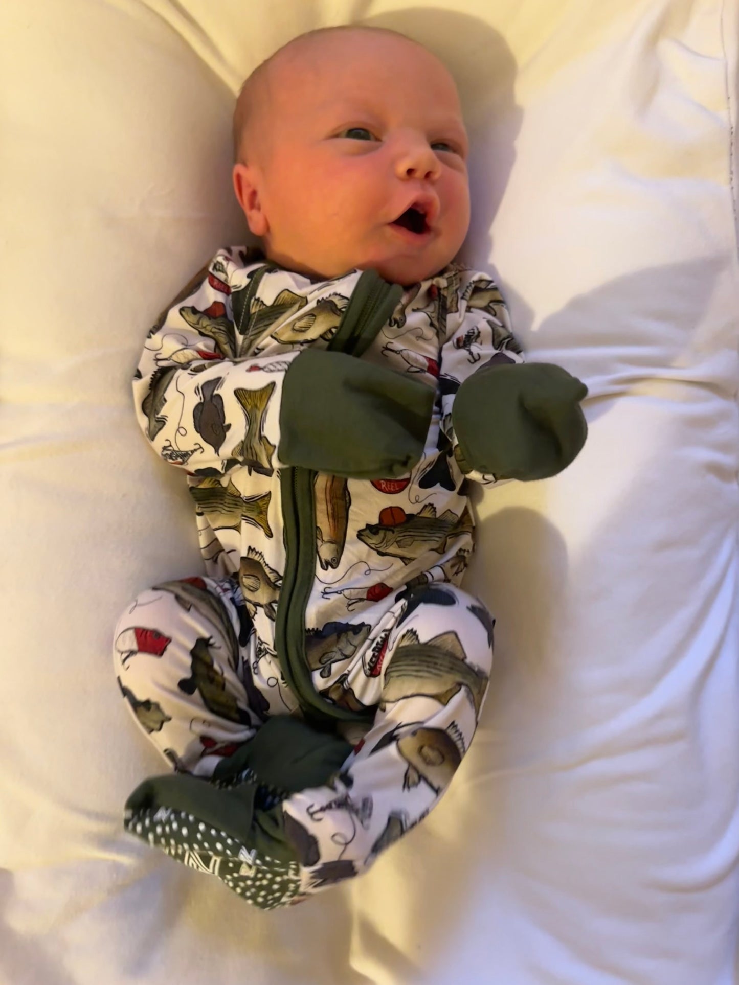 Gone Fishing Bamboo Romper- Fletch
