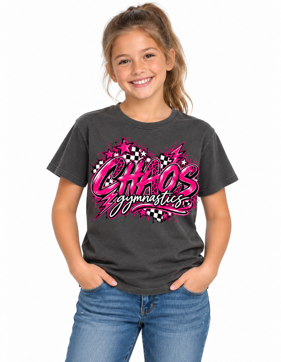 Hot Pink Electric Chaos Tshirt