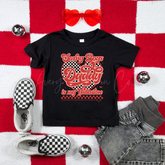 Sorry Boys Tshirt- Black