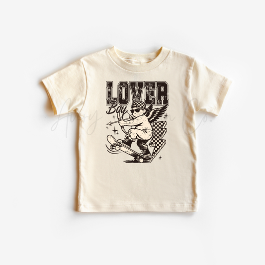 Lover Boy Tshirt- Ivory