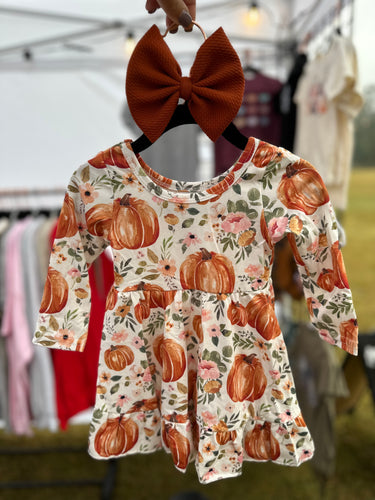 Floral Pumpkin Dress