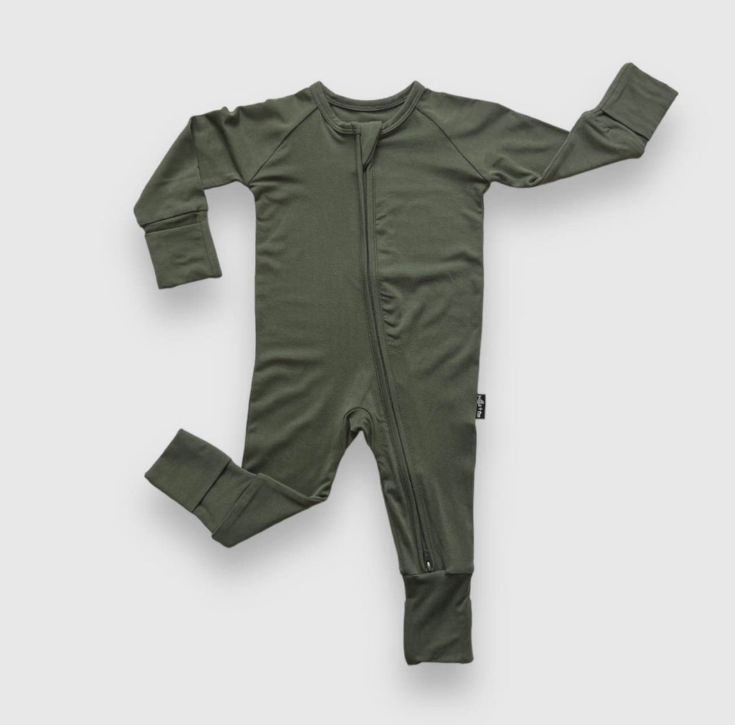 Moss Zip Romper
