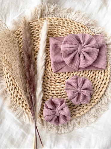 Dusty Pink Bow