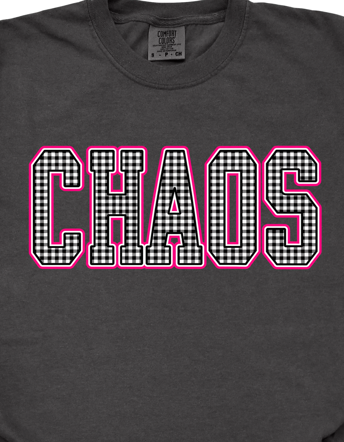 Chaos Gingham Tshirt