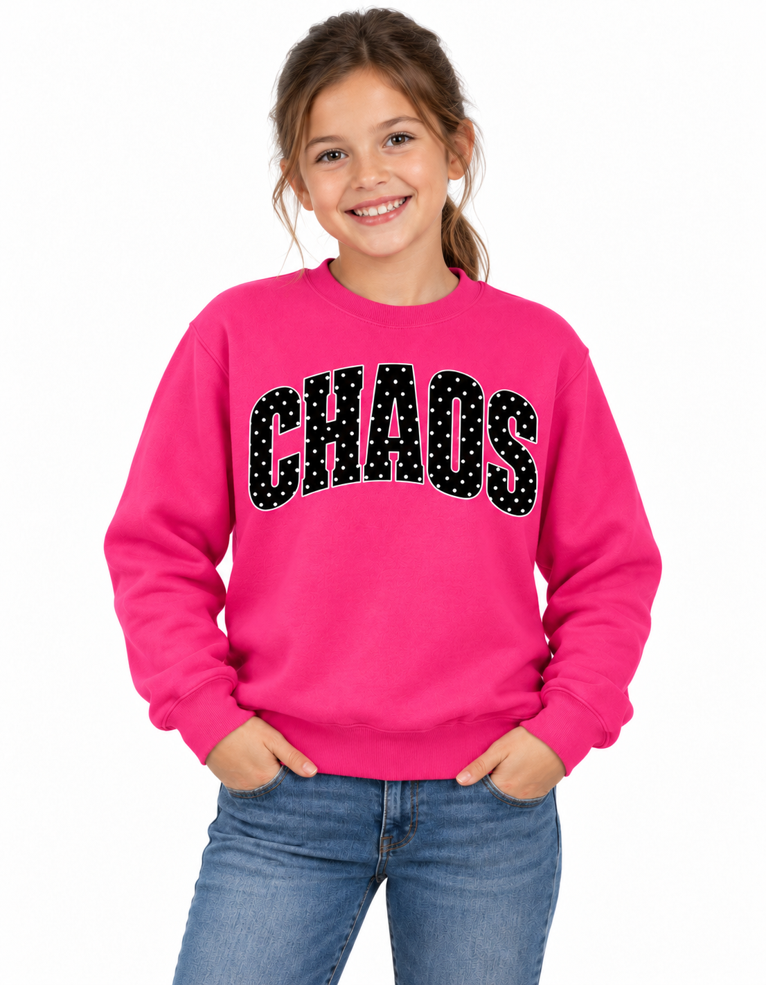 Polka Dot Chaos Sweatshirt