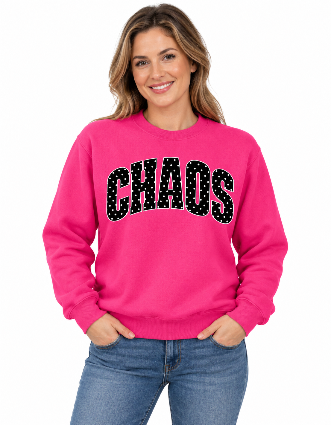 Polka Dot Chaos Sweatshirt