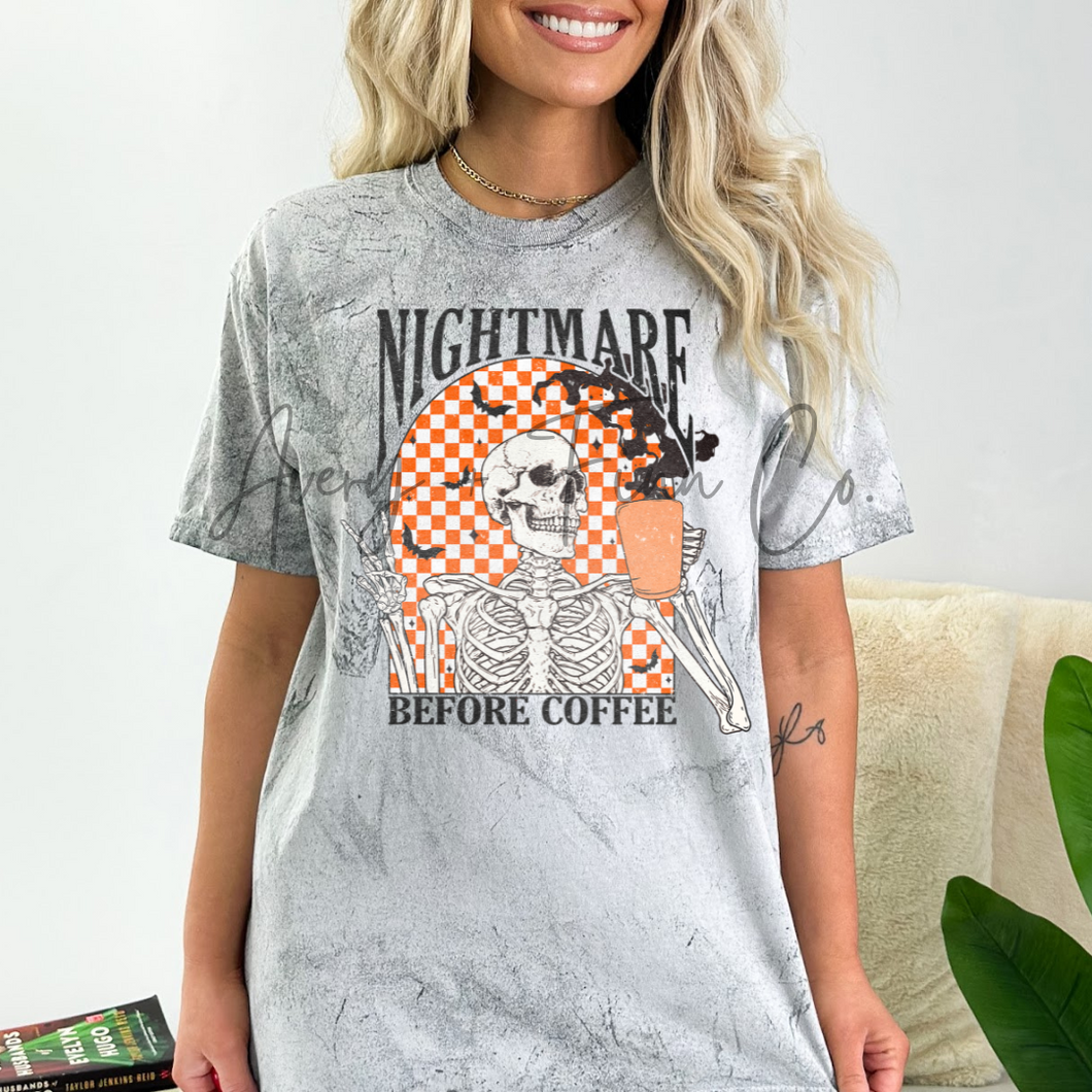 Nightmare Before Coffee Tee