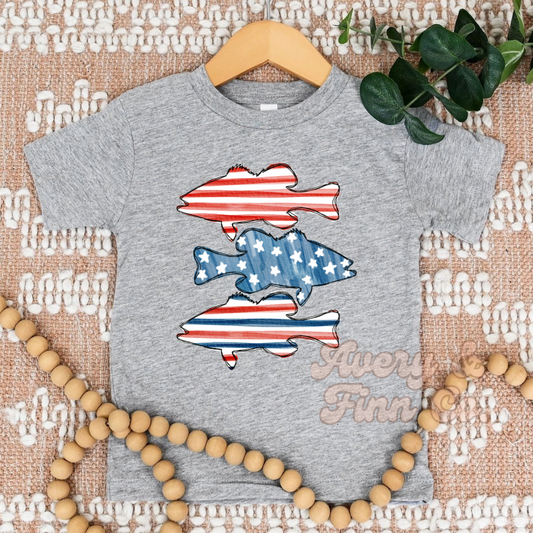 Patriotic Fish Tshirt