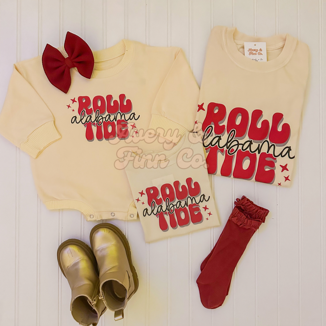 Roll Tide Sweater Romper