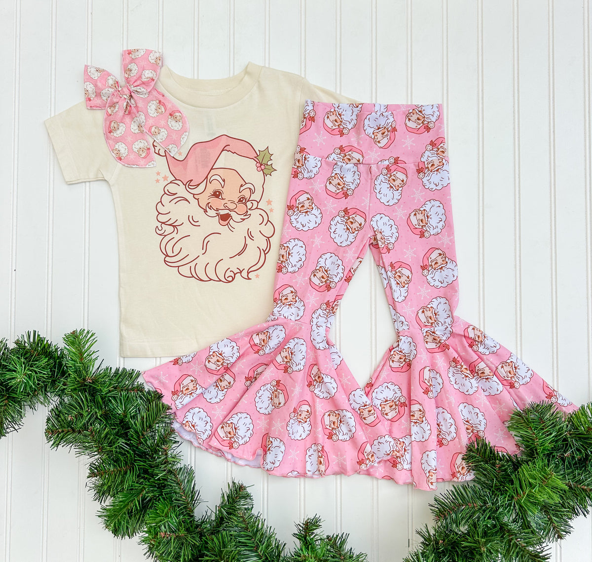 Pink Santa Tshirt