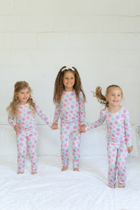 Violet Fields Bamboo Set