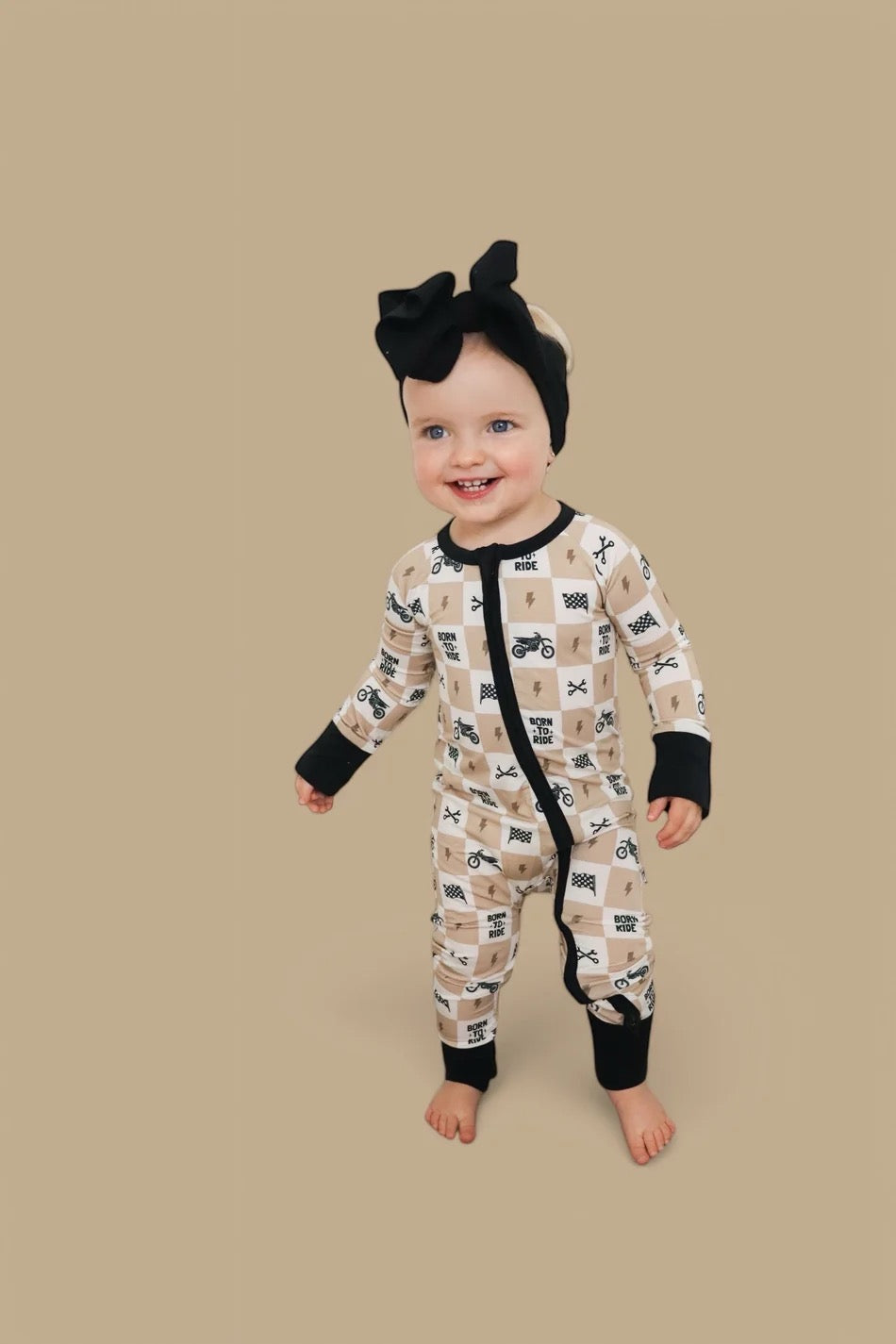 Born to Ride Bamboo Romper