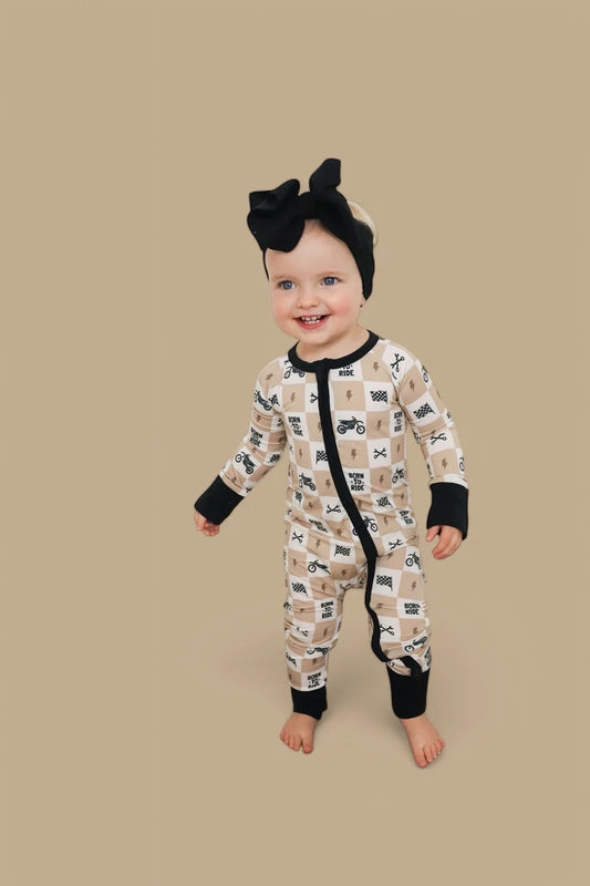 Born to Ride Bamboo Romper