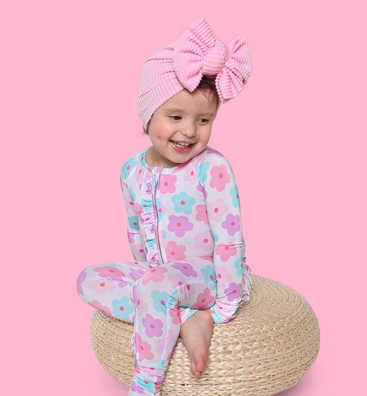 Violet Fields Bamboo Romper