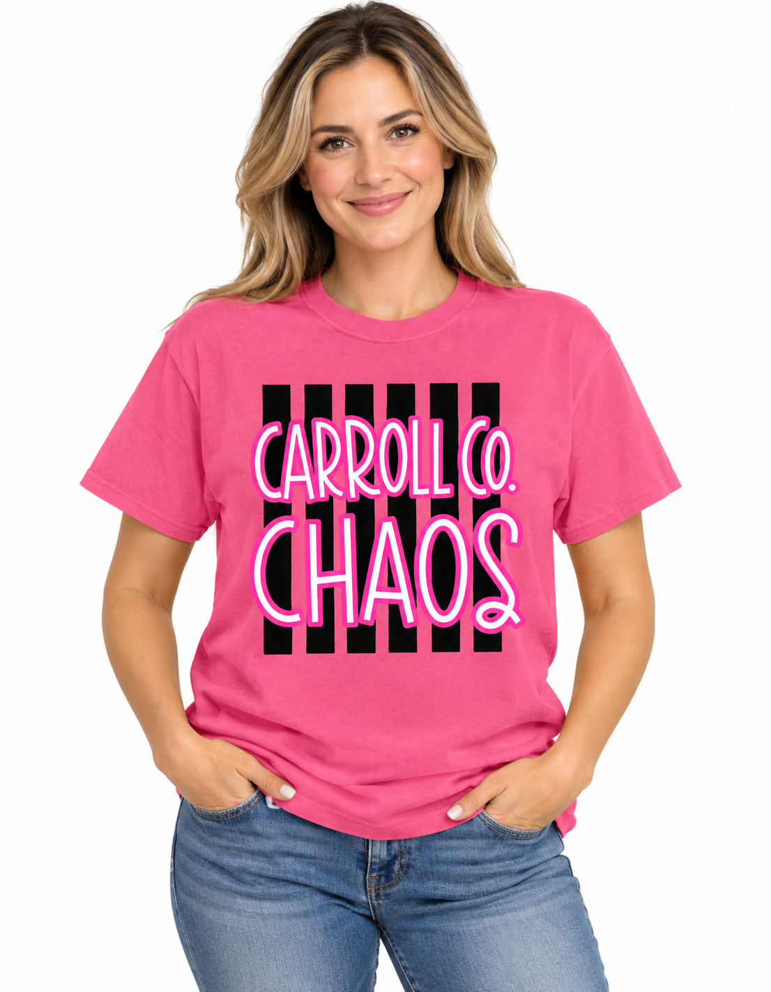 Carroll Co. Chaos Stripes Tshirt