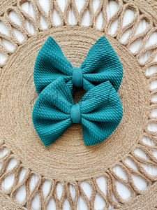 Teal Bow